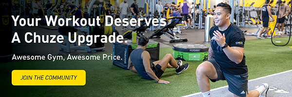 Your training deserves a Chuze upgrade!  Awesome gym, awesome price.  Join the community!