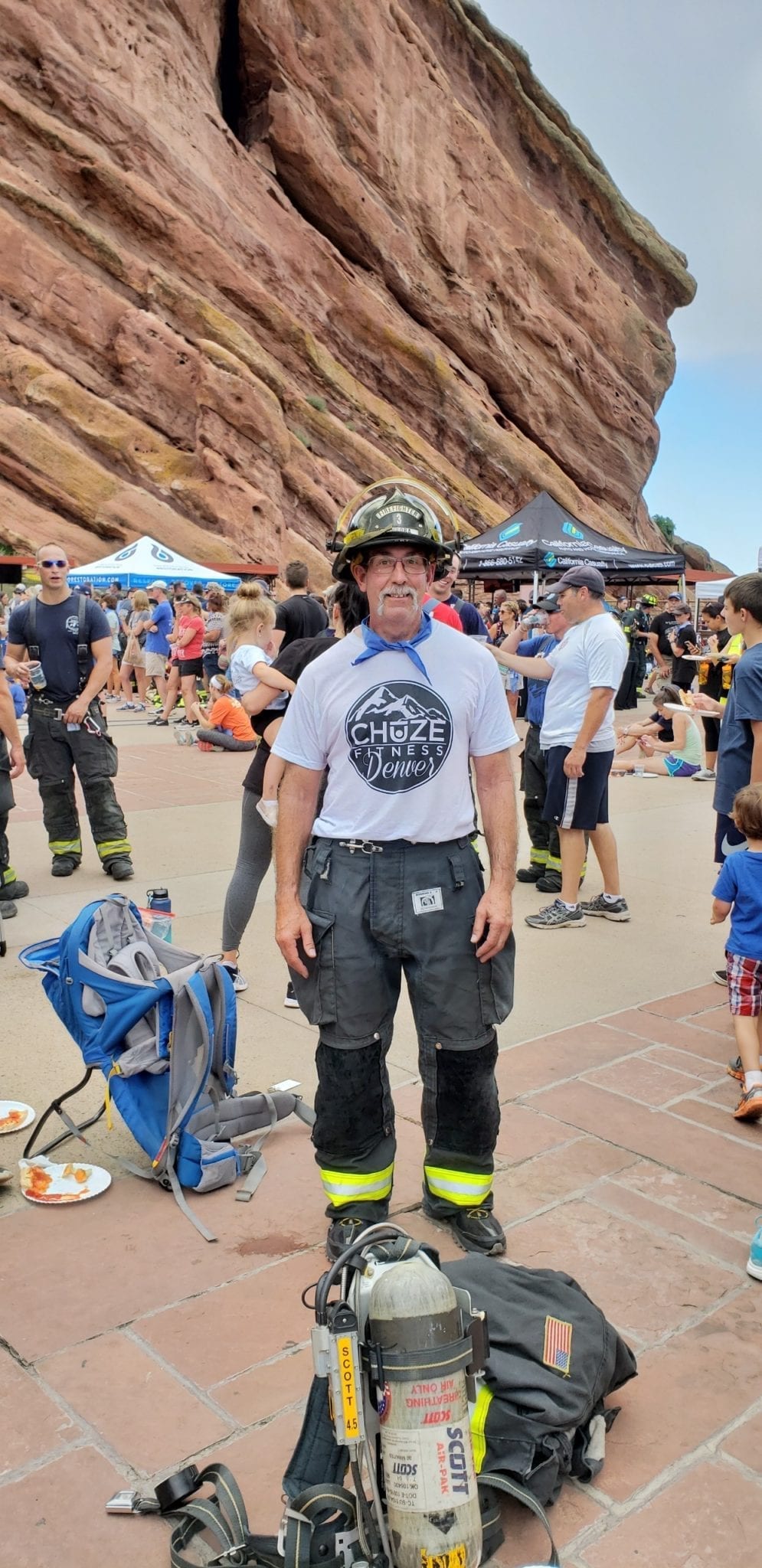 Chuze Fitness Sponsors Local Firefighter in 9/11 Memorial Stair Climb
